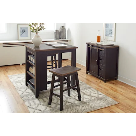 3pc Counter Height Set